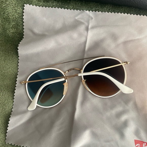 Ray ban- Round Double Bridge New Without Box $216 retail - Picture 3 of 5